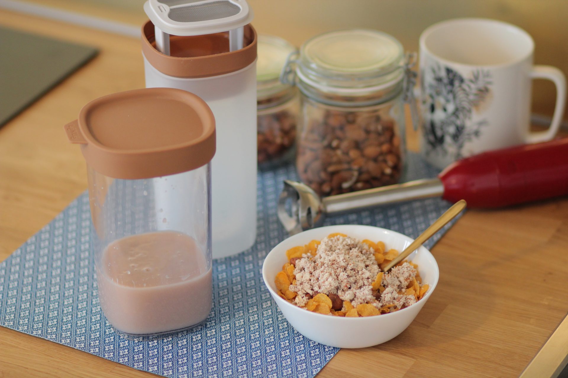 Faire son lait végétal et mon avis du Lékué Veggie Drink Maker