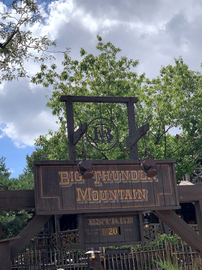 Big Thunder Montain Disneyland Paris temps d'attente